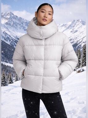 NWT NVLT Anthropologie Cire Wonder Puffer Jacket